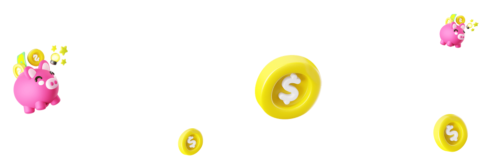 Monedas y chanchitos